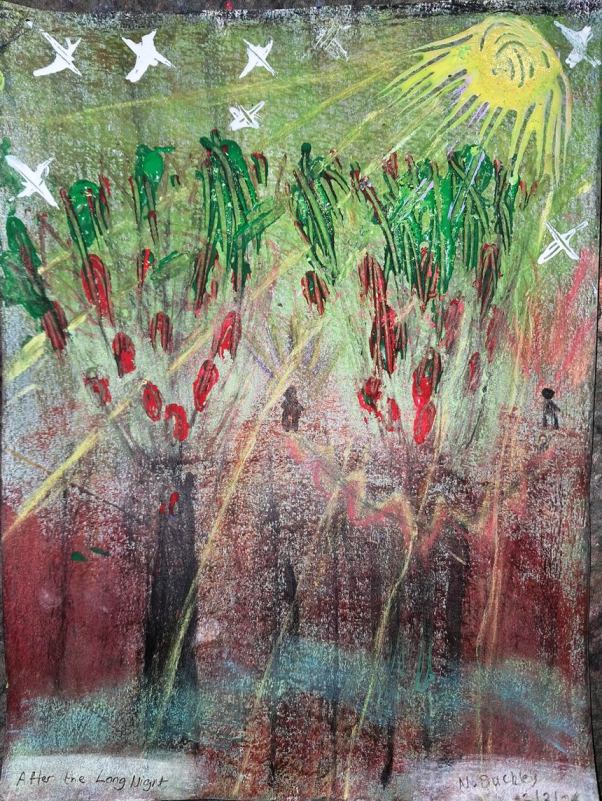 Abstract painting: After the Long Night